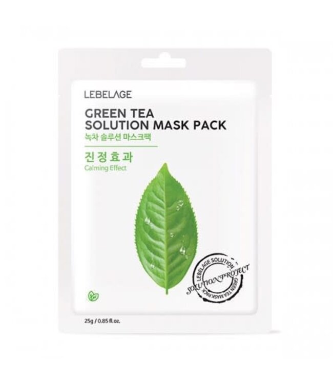 Lebelage Natural Mask Green Tea