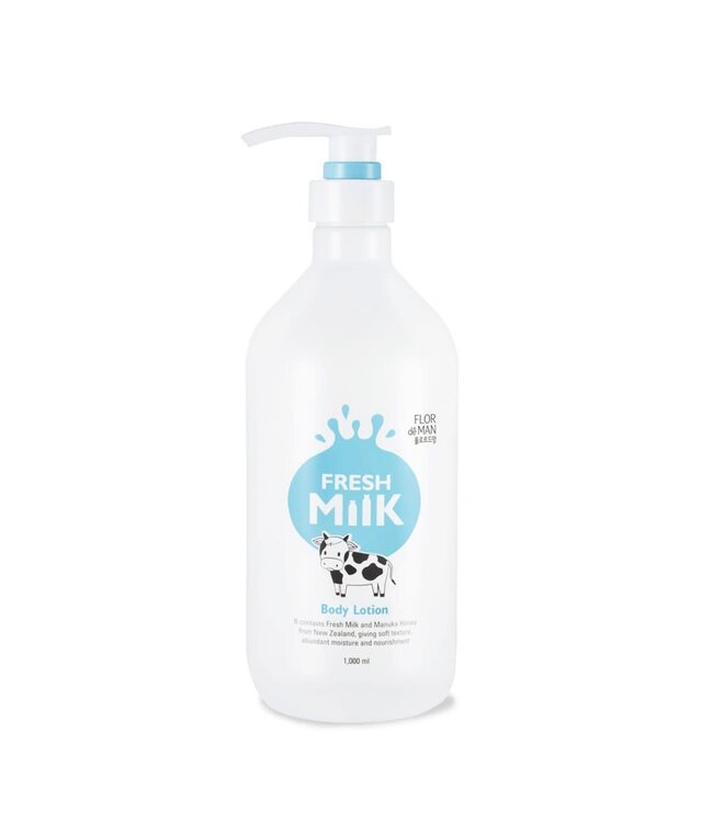 Flor De Man Fresh Brightening Milk Body Lotion 1000ml