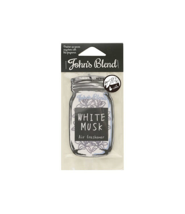 John's Blend Paper Air Freshener - White Musk