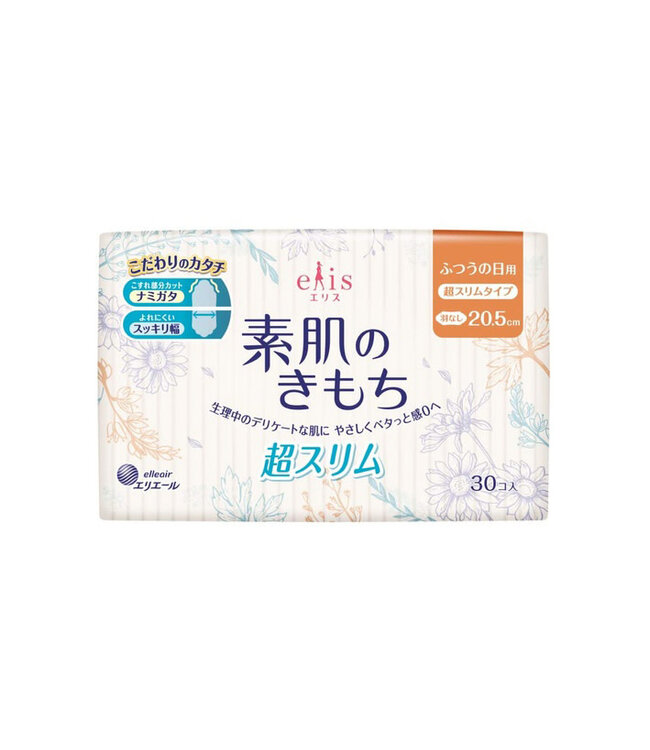 Elis Megami Sanitary Napkin Slim Regular Daytime No Wing 30pcs