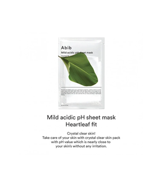 Abib Abib Mild Acidic pH Sheet Mask - Heartleaf Fit Pc