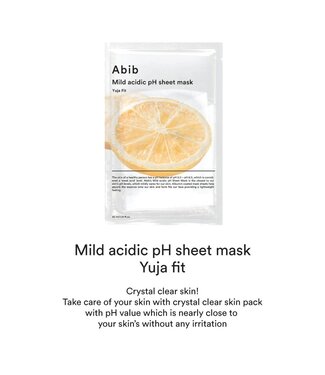 Abib Abib Mild Acidic pH Sheet Mask - Yuja Fit Box