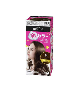 Kao Blaune Kao Liese Blaune Bubble Hair Color - 6 Dark Brown