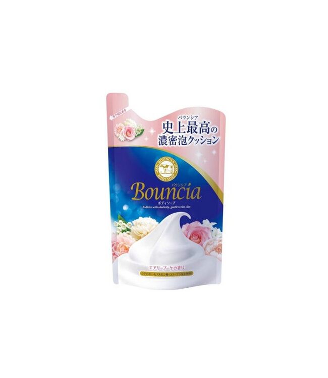 Gyunyu Cow Brand Bouncia Body Soap Refill Airy Bouquet 400ml