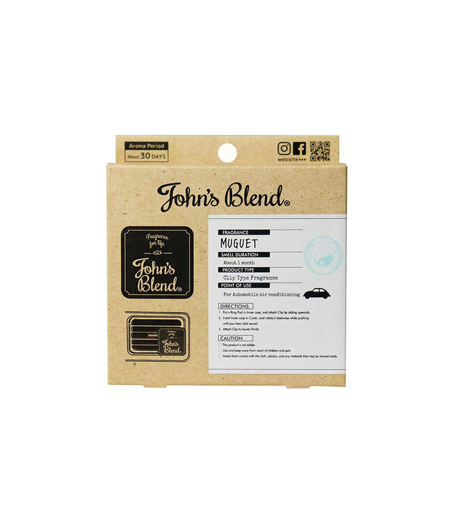 John's Blend Clip-On Air Freshener - Muguet