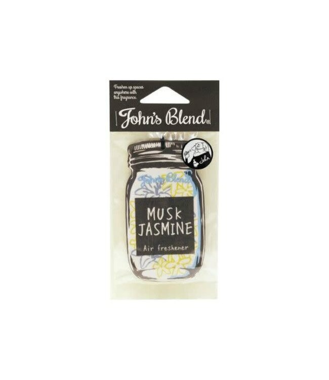 John's Blend Paper Air Freshener-Musk Jasmine