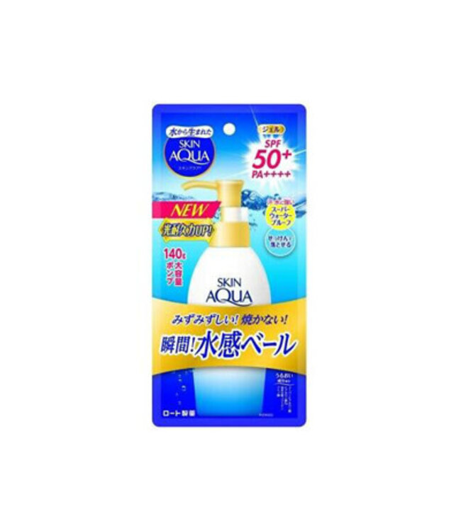 Rohto Skin Aqua Super Moisture Gel Pump Type SPF50+PA++++ 140g