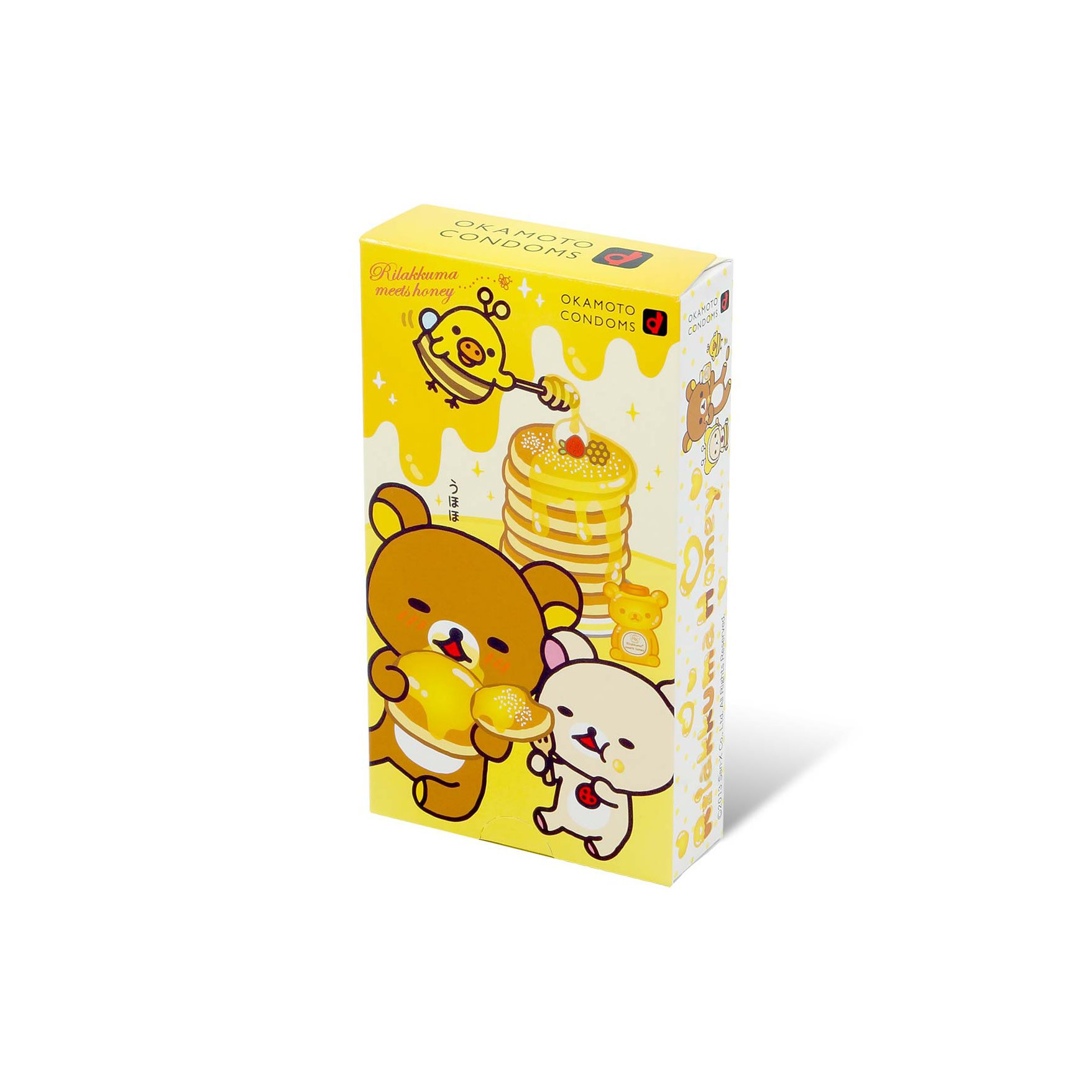 Okamoto Rilakkuma Condom Love Love Hot 10pcs Latex Jelly JAPAN - RD Content