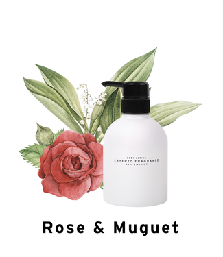 Layered Layered Fragrance Body Lotion - Rose & Muguet