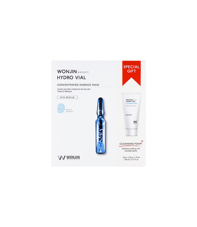 Wonjin Effect Medi Hydro Vial Mask w/ Face Wash 10pcs/Box