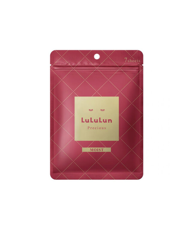 Lululun Face Mask Premium Precious Red 7 Sheets