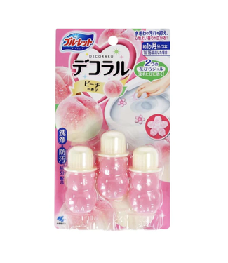 Kobayashi Kobayashi Toilet Cleaner Deodorizer Peach 3pcs