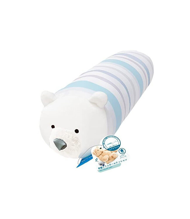 Honyaradoh Cooling Slim Pole Cushion - Polar Bear