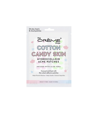 The Cream Shop TCS Cotton Candy Skin Hydrocolloid Acne Patches with Aloe