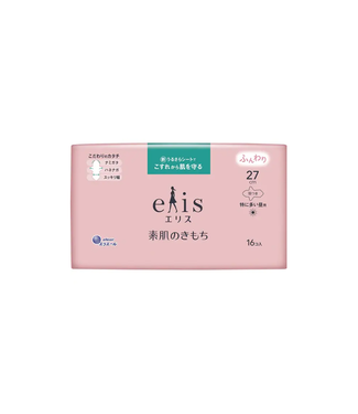 Elleair Elleair Elis Suhadano Kimochi Sanitary Napkin Very Heavy Daytime W/Wing 16p