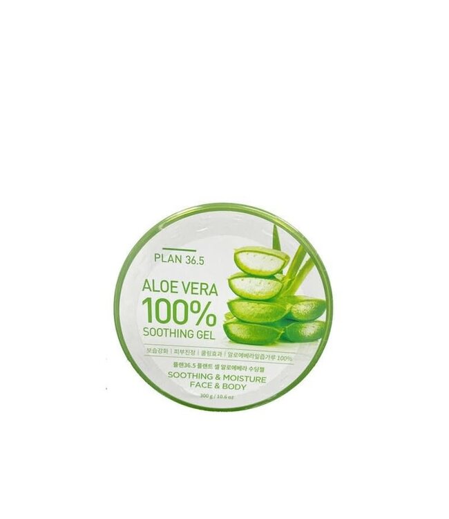 Plan 36.5 100% Aloe Vera Soothing Gel Jar 300ml