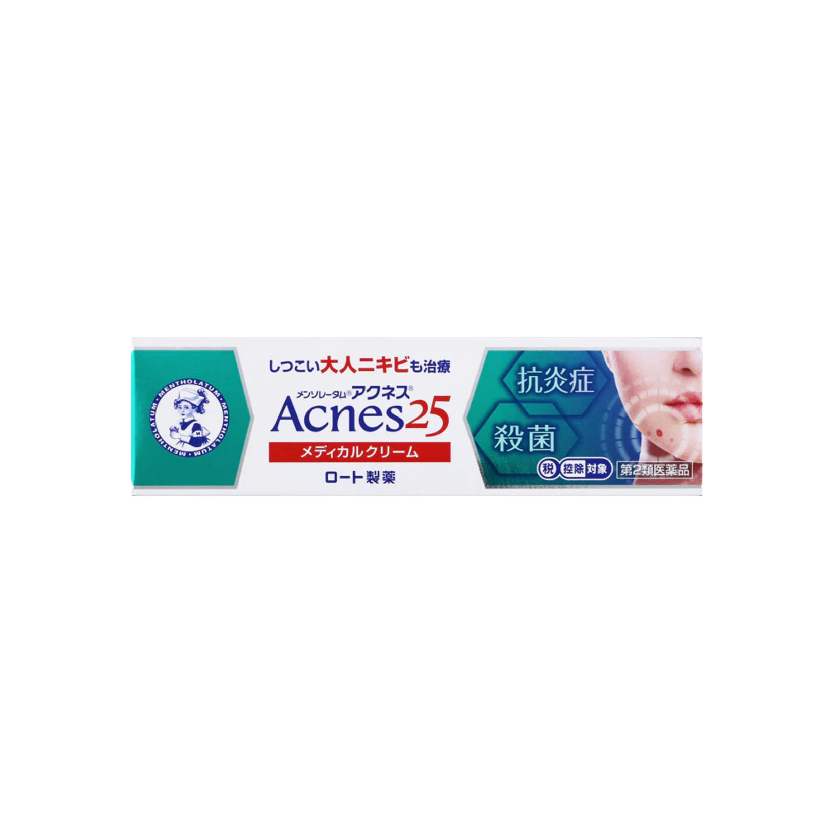 Rohto Mentholatum Rohto Mentholatum Acnes 25 Anti Acne Face Cream 16g