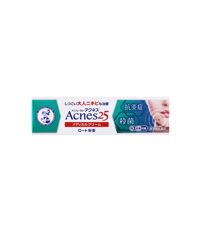 Rohto Mentholatum Acnes 25 Anti Acne Face Cream 16g