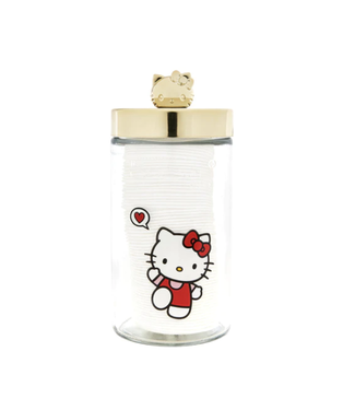 The Cream Shop TCS SANRIO Hello Kitty Chic Large Reusable Jar+Premium Cotton Pads