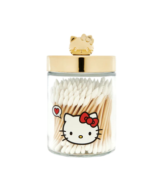 The Cream Shop TCS SANRIO Hello Kitty Chic Reusable Jar + Precision Cotton Swabs