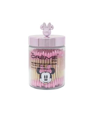 The Cream Shop TCS Disney Minnie Mouse Reusable Jar+Precision Cotton Swabs