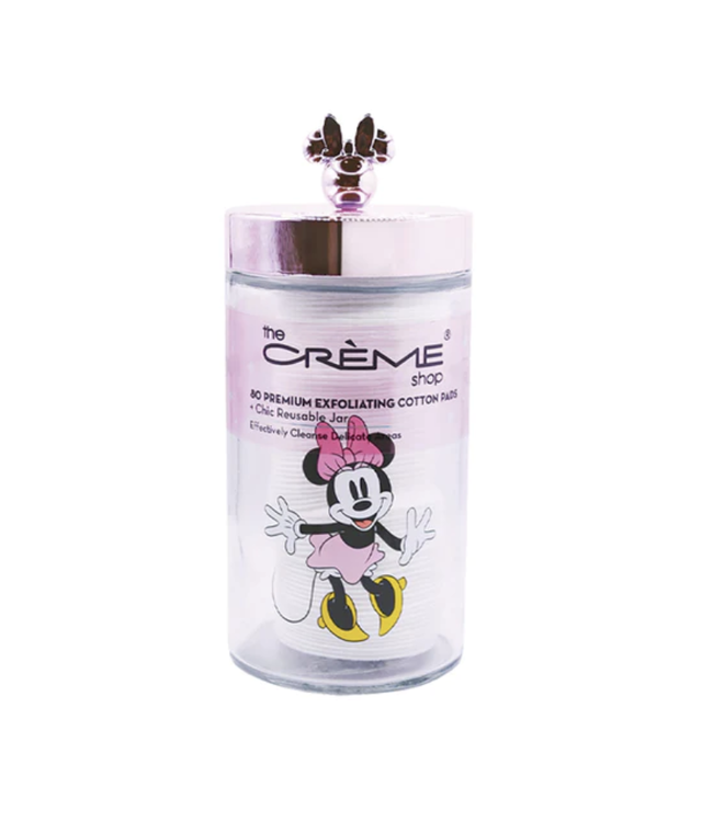 TCS Disney Minnie Mouse Reusable Jar+Premium Cotton Pads
