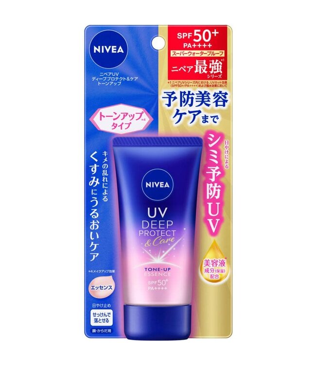 KAO Nivea UV Deep Protect & Care Tone Up Essence Sunscreen SPF50+ PA++++