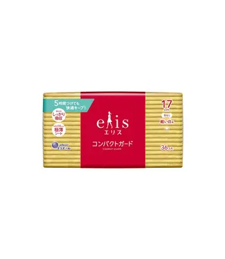 Elleair Elleair Elis Compact Guard Sanitary Napkin Light Day No Wing 36p