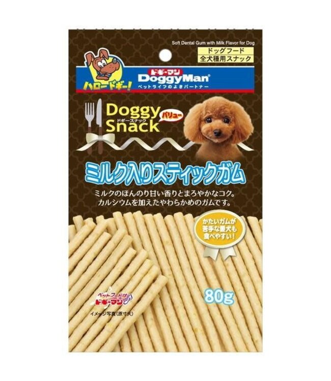 DoggyMan Doggy Snack Value Milk Stick Gum Dog Treat