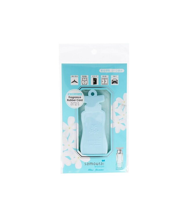 SPR Samourai Woman Blue Jasmine Fragrance Rubber Cards