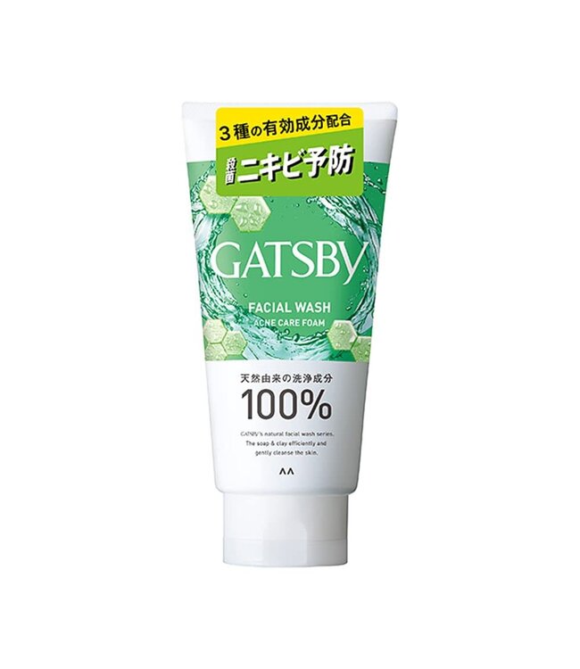 Mandom Gatsby Facial Wash Medicated Triple Care Acne Foam Refreshing 130g Citrus Scent
