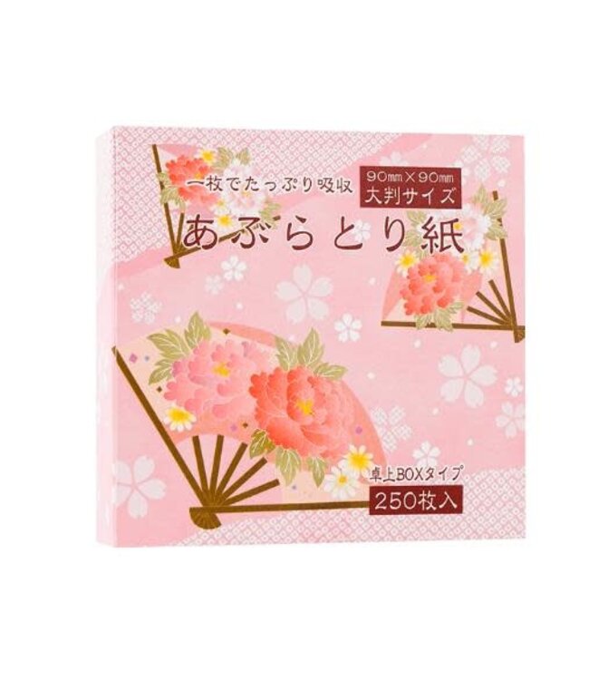 Kyowa Facial Oil Blotting Paper Sakura 250pcs