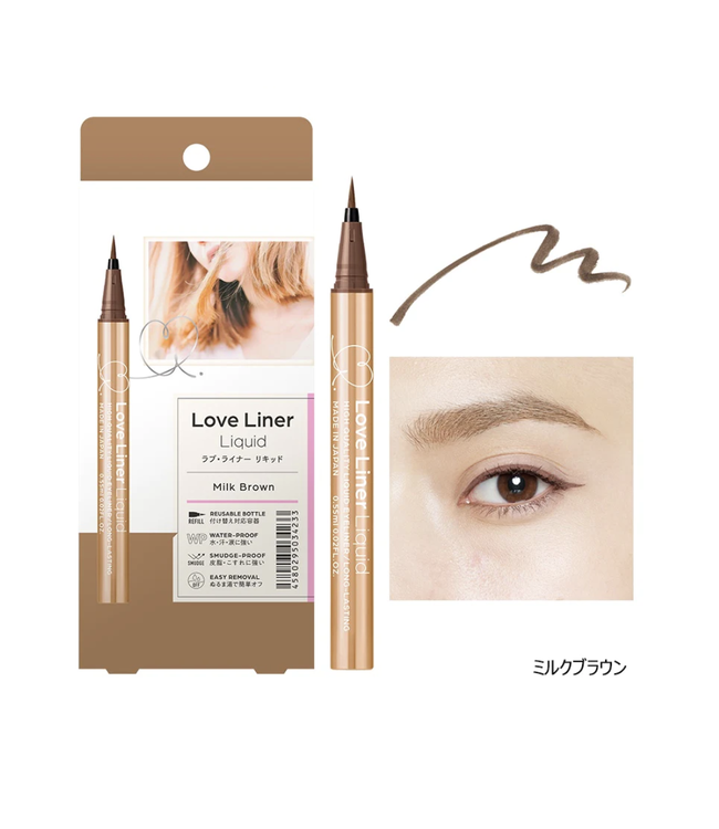Love Liner Liquid Eyeliner Milk Brown