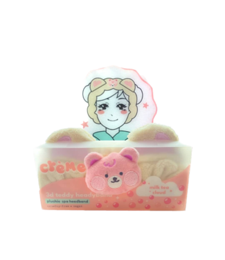 The Cream Shop TCS Boba Bears 3D Teddy Headyband (Milk Tea Cloud)
