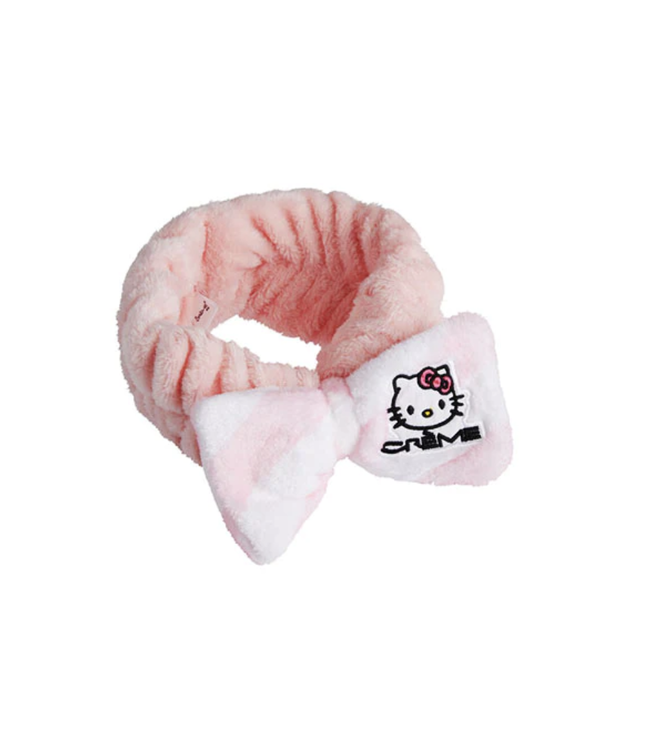 TCS Sanrio Hello Kitty Plush Spa Headband (Sweet Stripes)