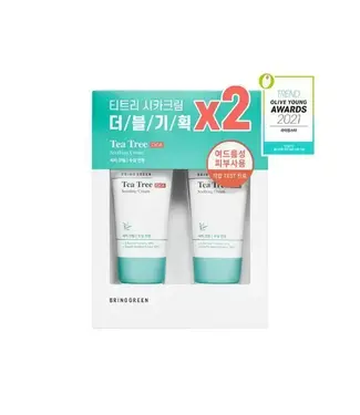 Bring Green Bring Green Tea Tree Cica Trouble Cleansing Foam 1+1 Double Set (Limited )