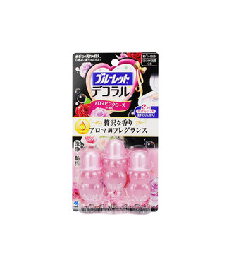 Kobayashi Kobayashi Toilet Cleaner Deodorizer Pink Rose 3pcs