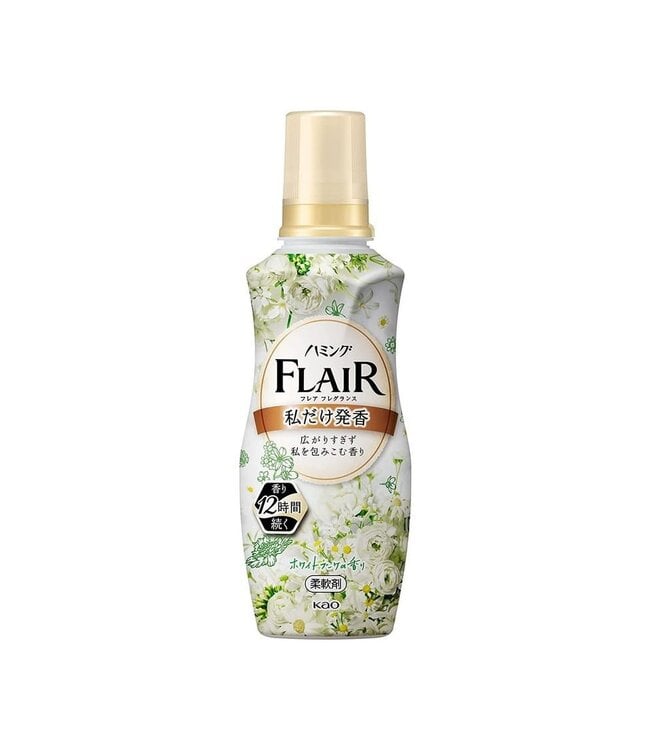 Kao Flair Fragrance Clothing Softener 520ml White Peach Jasmine