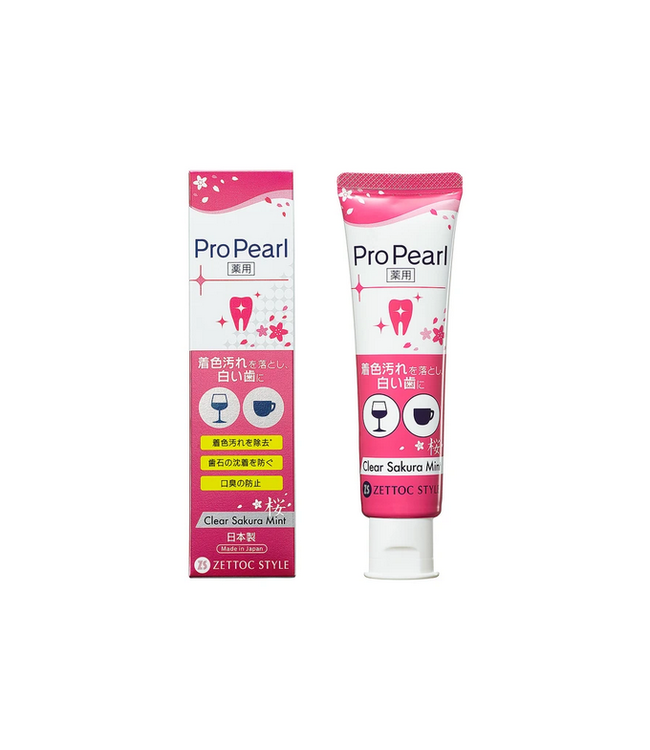 Zettoc Toothpaste Pro-Pearl Sakura Mint