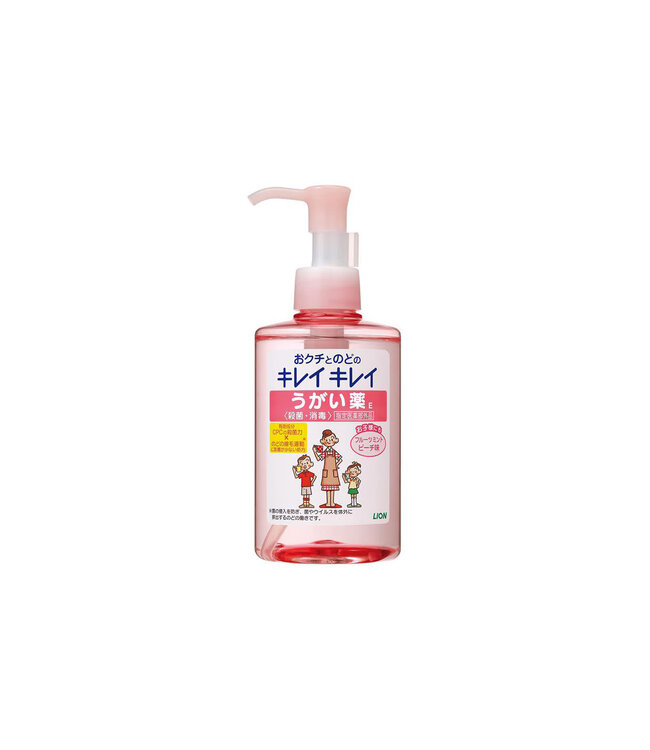 Lion Concentrated Kid's Mouthwash 200ml Peach