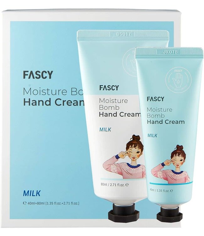 Fascy Moisture Bomb Hand Cream Set- Milk (Limited)