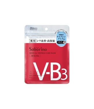 BCL Saborino BCL Saborino V-B3 Wrinkle Care Mask 10 Sheets
