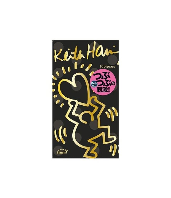 Sagami 0.01 Keith Haring Dots Condom 10pcs