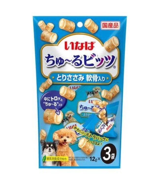 Inaba Churu Doggy Treat - Check Flavor 12g X 3