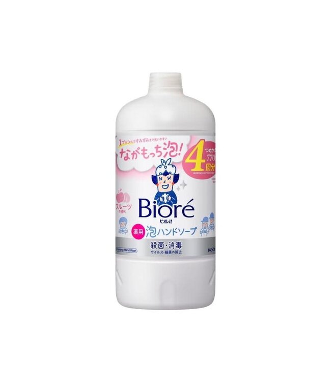 Kao Biore U Foam Hand Soap Fruit Scent Refill 770ml