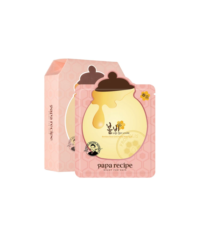 PAPA Recipe Bombee Rose Gold  Honey Mask 10pcs/Box