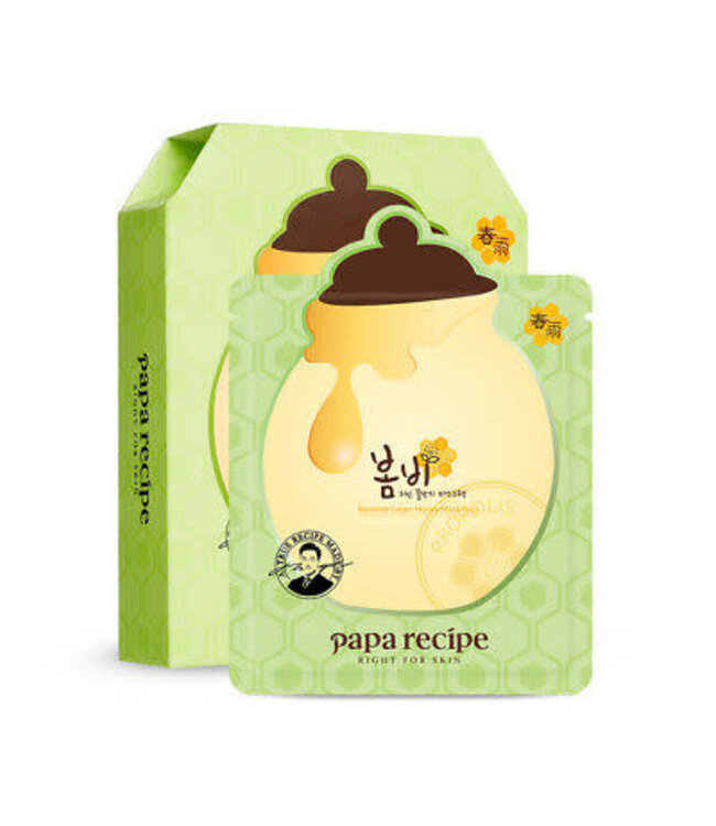 PAPA Recipe Bombee Green Honey Mask 10pcs/Box