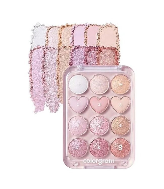 Colorgram Pin Point Eyeshadow Palette #04 Bright Cool Love