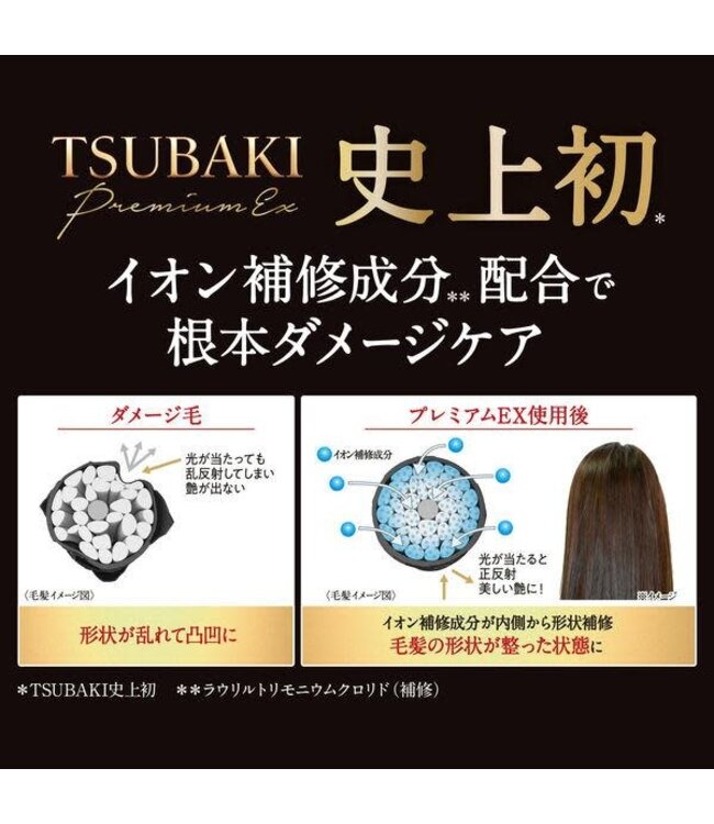 Shiseido Tsubaki x Nicolai Bergman Premium EX Intensive Repair Shampoo & Conditioner Set 490ml*2