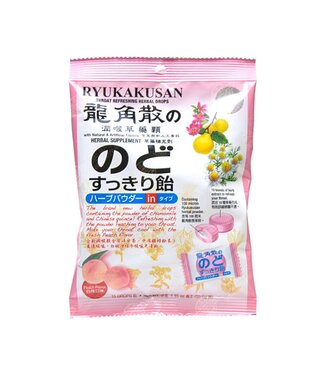 Ryukakusan Ryukakusan Herbal Drop With Power -White Peach